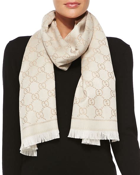 gucci stencil scarf|gucci scarf clearance.